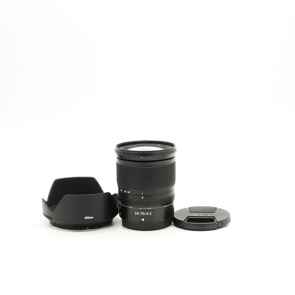 Pre-Owned Nikon  Z 24-70mm f/4 S Lens With Box, Hood, Caps SN: 20394698 (Second Hand)