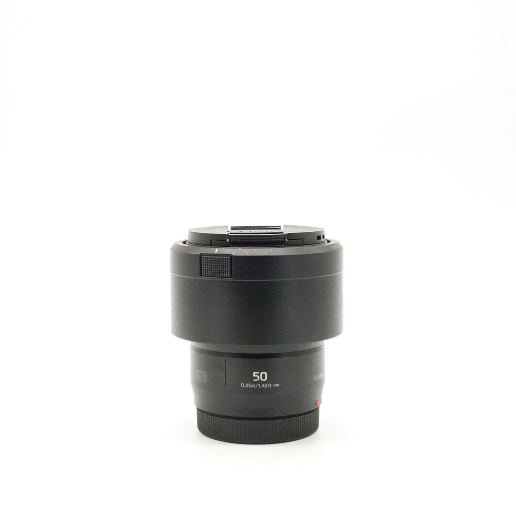 Pre-Owned Panasonic Lumix 50mm f/1.8 L Mount Lens With Hood Caps SN: XF2SA203192 (Second Hand)