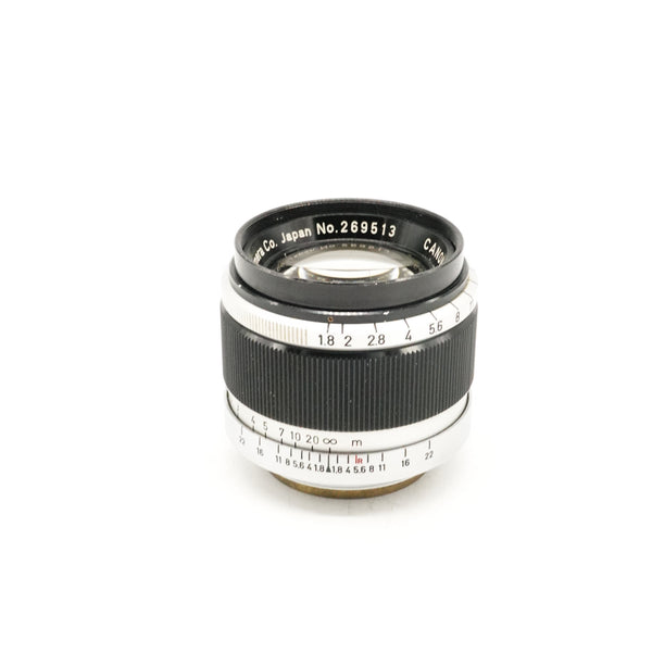 Pre-Owned Canon 50mm f/1.8 Screw Lens SN: 269513 (Second Hand)