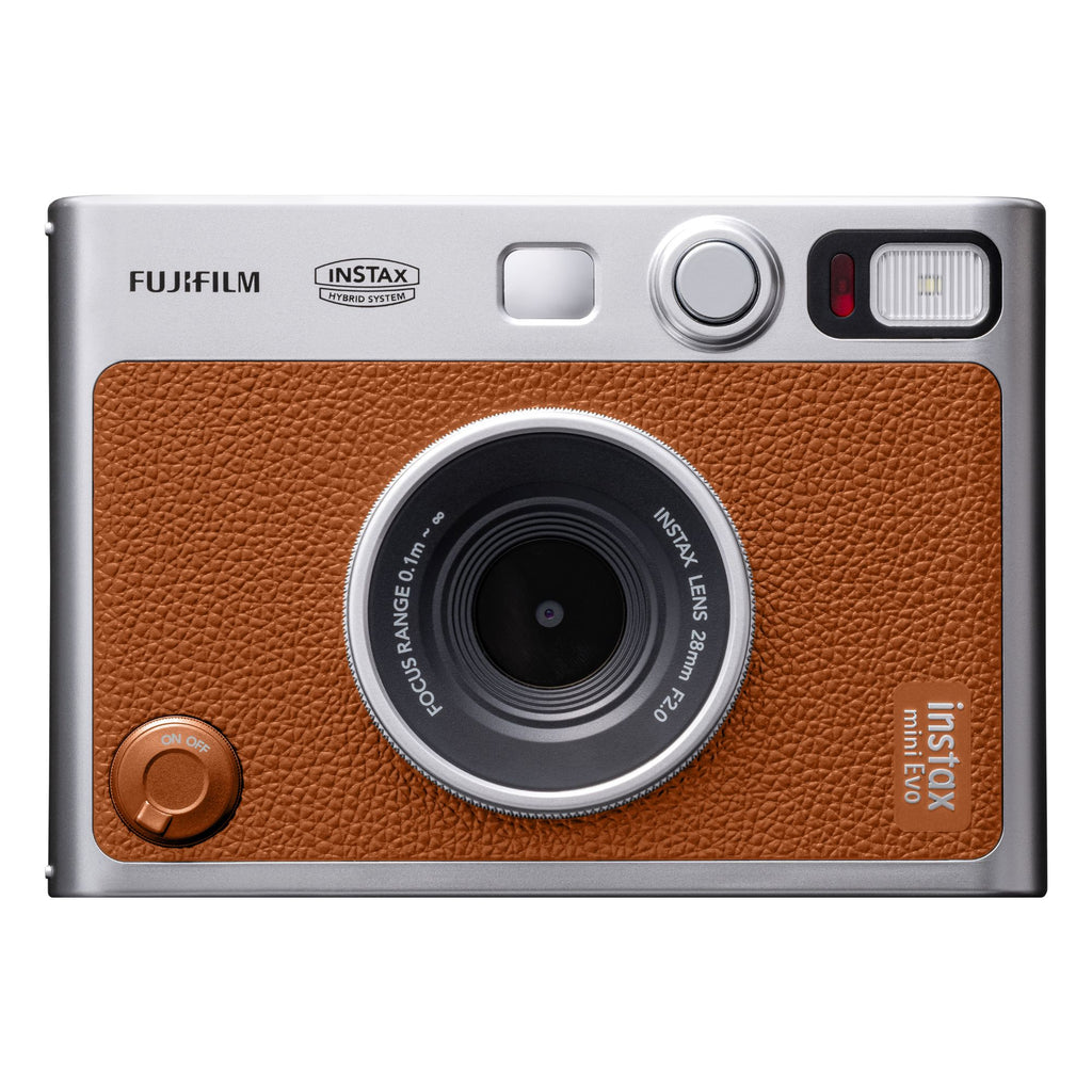 FUJIFILM Instax Mini Evo Instant Camera Brown – Camera Electronic
