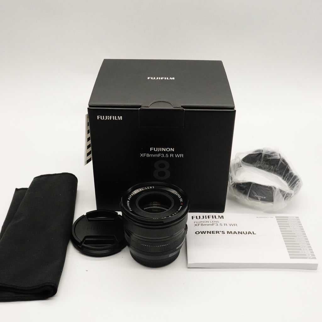 Pre-Owned FUJI XF 8mm F/3.5 With Manual, Caps, Box & Hood SN: 3BA03647 (Second Hand)