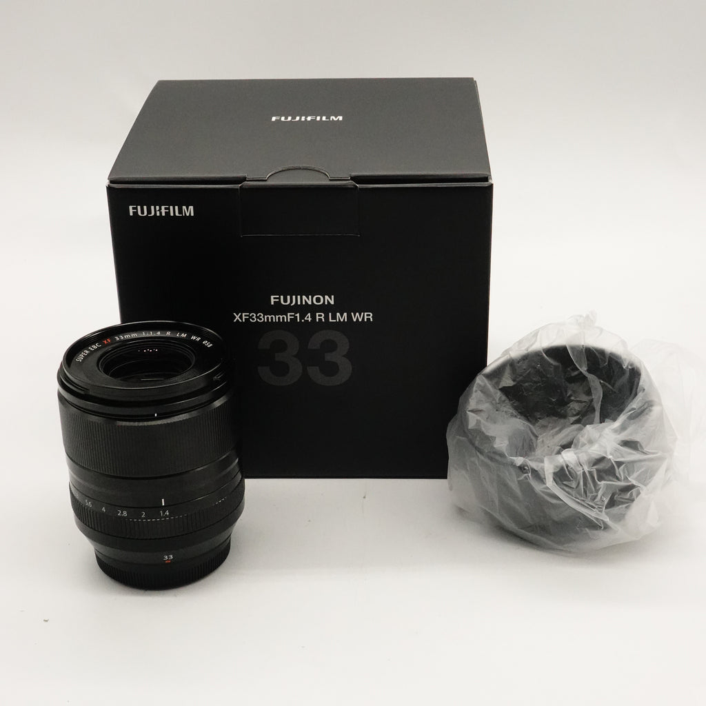 Pre-Owned Fujifilm Pre-Owned FUJIFILM XF 33mm f/1.4 R LM WR Lens, Boxed As New SN: 5AA01989 (Second Hand)