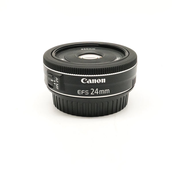 Pre-Owned Canon EF-S 24mm f/2.8 STM Lens With F&R Caps, Box, Manual SN: 6711101843 (Second Hand)
