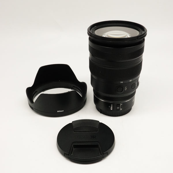 Pre-Owned Nikon Z NIKKOR 24-70mm f/2.8 S Lens With Box, Caps, Hood & Manual SN: 20053862 (Second Hand)
