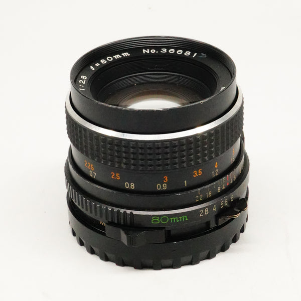 Pre-Owned Mamiya-SEKOR C 80mm f/2.8 Lens with Hood & Caps SN 36681 (Second Hand)