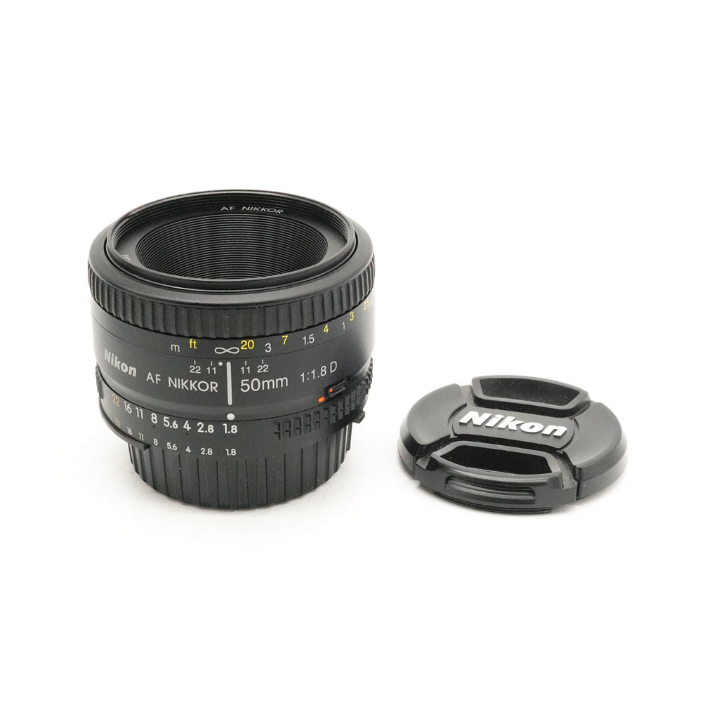 Pre-Owned Nikon AF NIKKOR 50mm f/1.8 D With Caps SN: 3047201 (Second Hand)