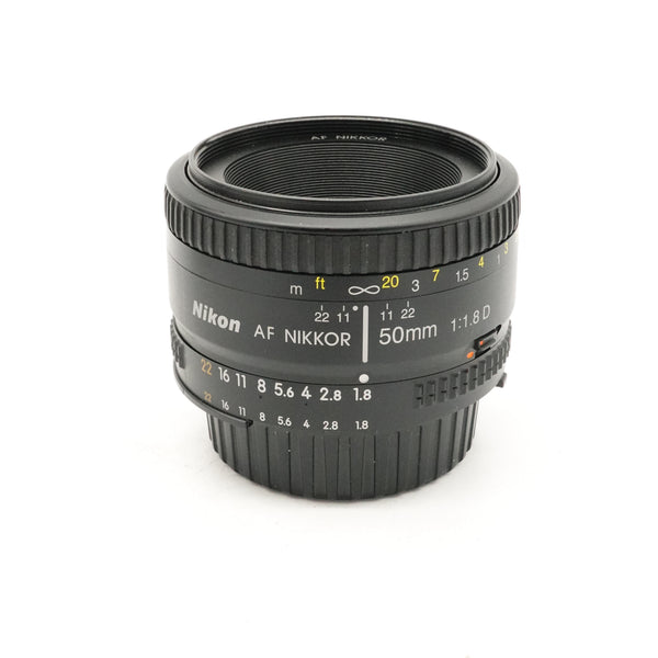 Pre-Owned Nikon AF NIKKOR 50mm f/1.8 D With Caps SN: 3047201 (Second Hand)