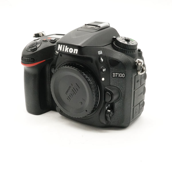 Pre-Owned Nikon D7100 DSLR Body With Strap, Body Cap, Battery, Charger SN: 6204293 (Second Hand)
