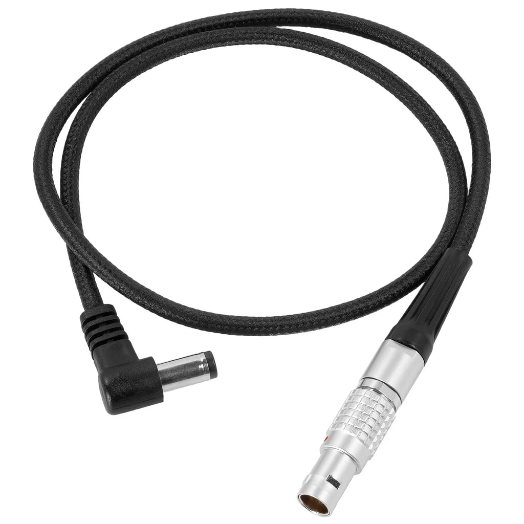Kondor Blue Right Angle DC Male to LEMO 2 Pin 0B Male Power Cable