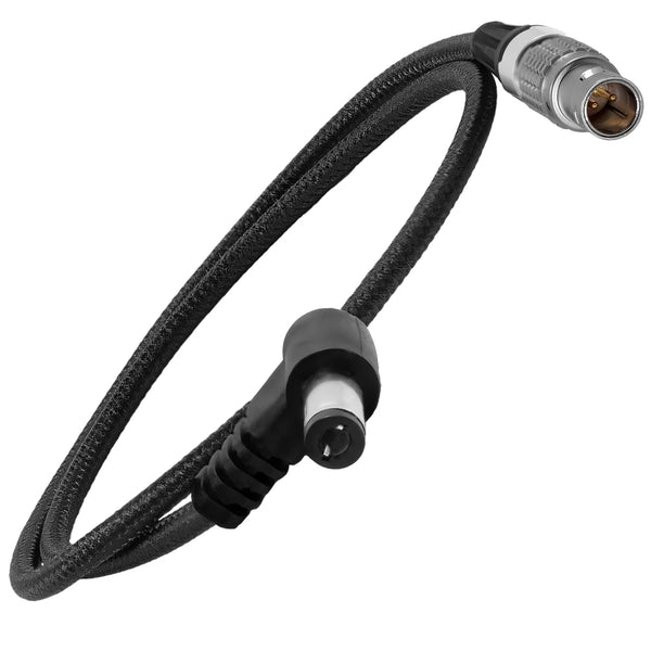 Kondor Blue Right Angle DC Male to LEMO 2 Pin 0B Male Power Cable