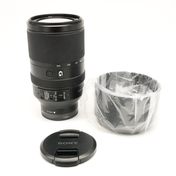 Pre-Owned Sony FE 70-300mm f/4.5-5.6 G OSS Lens As New in Box, With Caps & Hood SN: 1885277 (Second Hand)