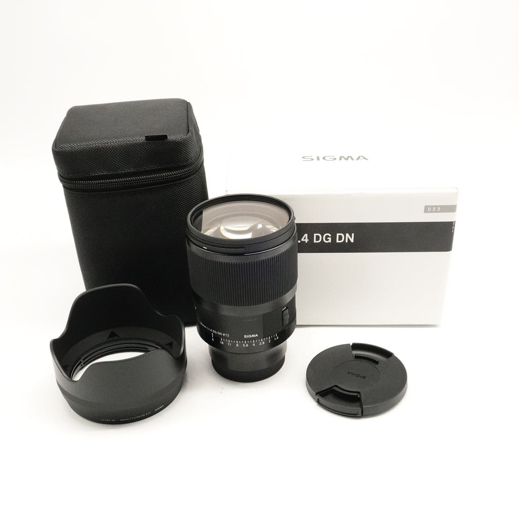 Pre-Owned Sigma 50mm f/1.4 DG DN Art Lens (Sony E) With Box, Bag, Hood & Manuals SN: 57190130 (Second Hand)