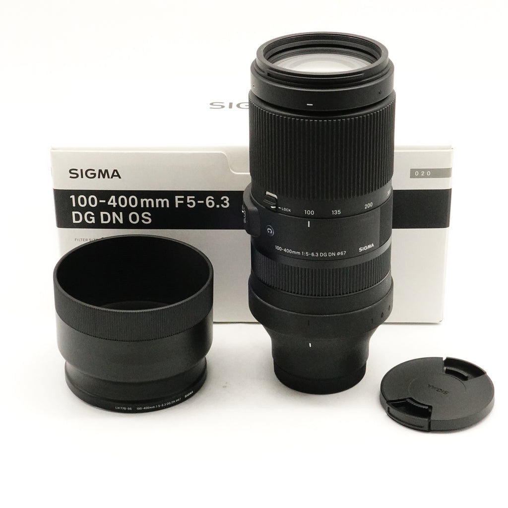 Pre-Owned Sigma 100-400mm f/5-6.3 DG DN Contemporary Lens for Sony E Mount With Box, Manual, Caps, Hood SN: 56641299 (Second Hand)