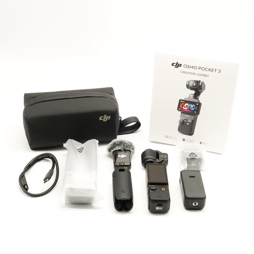 Pre-Owned DJI Osmo Pocket 3 Handheld Gimbal Camera Creator Combo As New SN: 5WTZMC0022PJ8 (Second Hand)