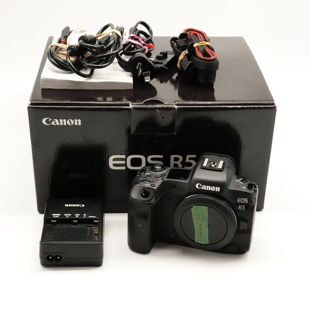 Pre-Owned Canon EOS R5 Camera Body With Box, Strap, Charger, Battery SN: 105025000068 (Second Hand)