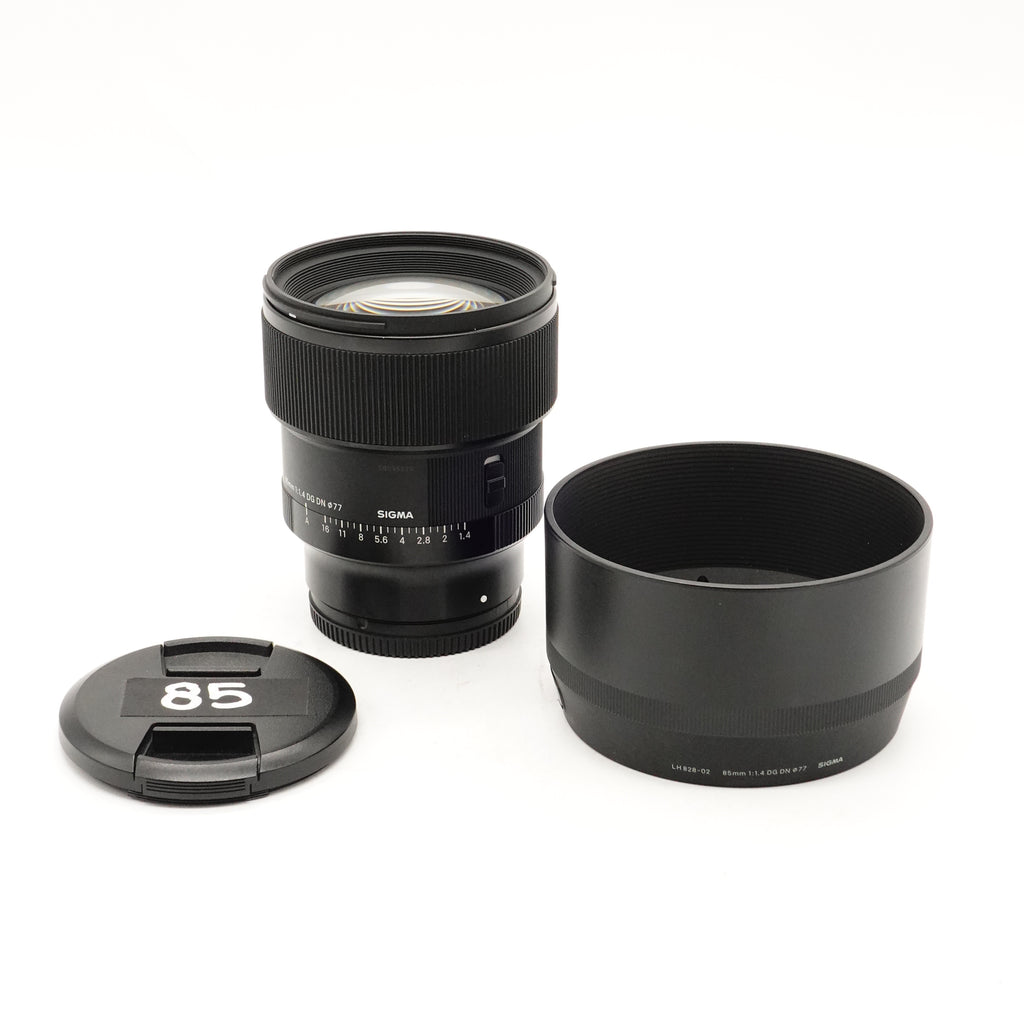 Pre-Owned Sigma  85mm F1.4 DG DN L Mount Lens With F&R Caps, Hood SN: 58095220 (Second Hand)