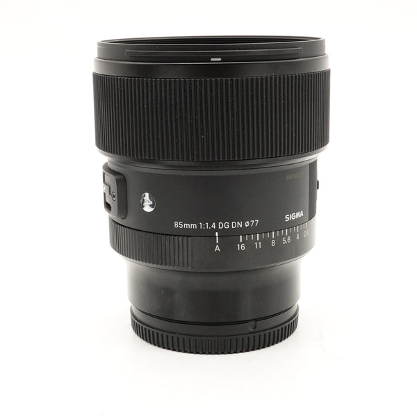 Pre-Owned Sigma  85mm F1.4 DG DN L Mount Lens With F&R Caps, Hood SN: 58095220 (Second Hand)