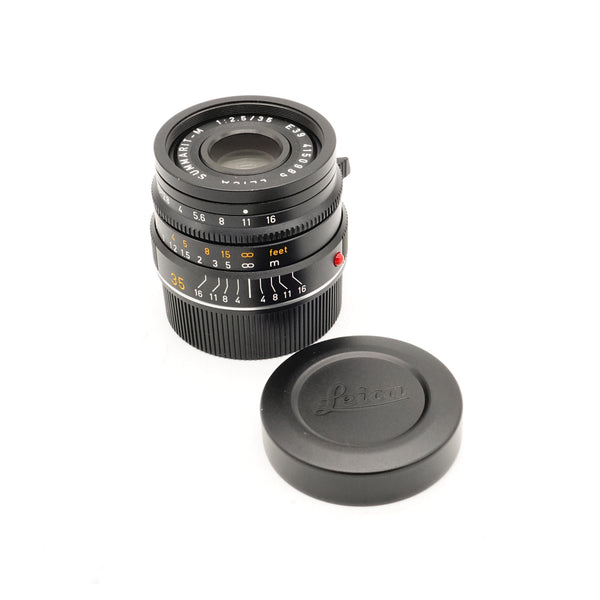 Pre-Owned Leica  M 35mm f2.5 Summarit Lens With F&R Caps SN: 4150985 (Second Hand)