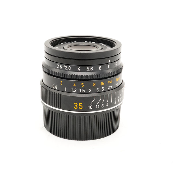 Pre-Owned Leica  M 35mm f2.5 Summarit Lens With F&R Caps SN: 4150985 (Second Hand)
