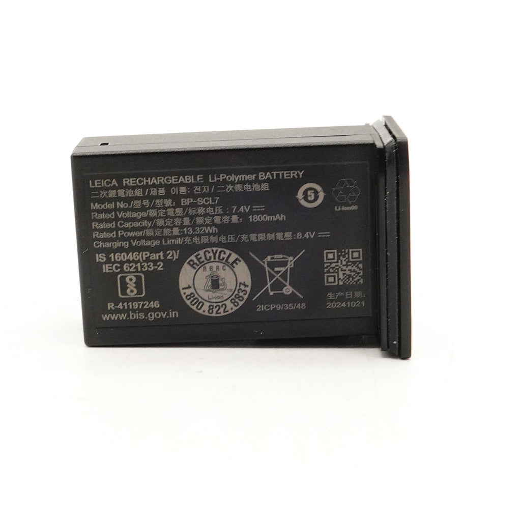 Pre-Owned Leica  BP-SCL7 Lithium Ion Silver Battery for M11 (Second Hand)