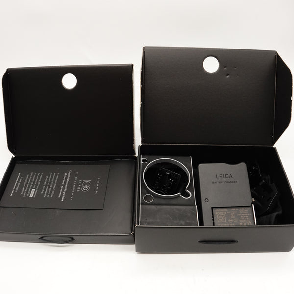 Pre-Owned Leica T TYP 701 Digital Camera Silver With Box, Charger, Hand Strap, Manual, Spare Silver Battery, Plastic Black Snap Case/Cover SN: 4813840 (Second Hand)