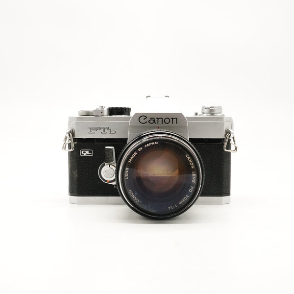 Pre-Owned Canon FTb QL SLR Camera SN: 431651 w/ FD 50mm f/1.4 SN: 160421 (Second Hand)