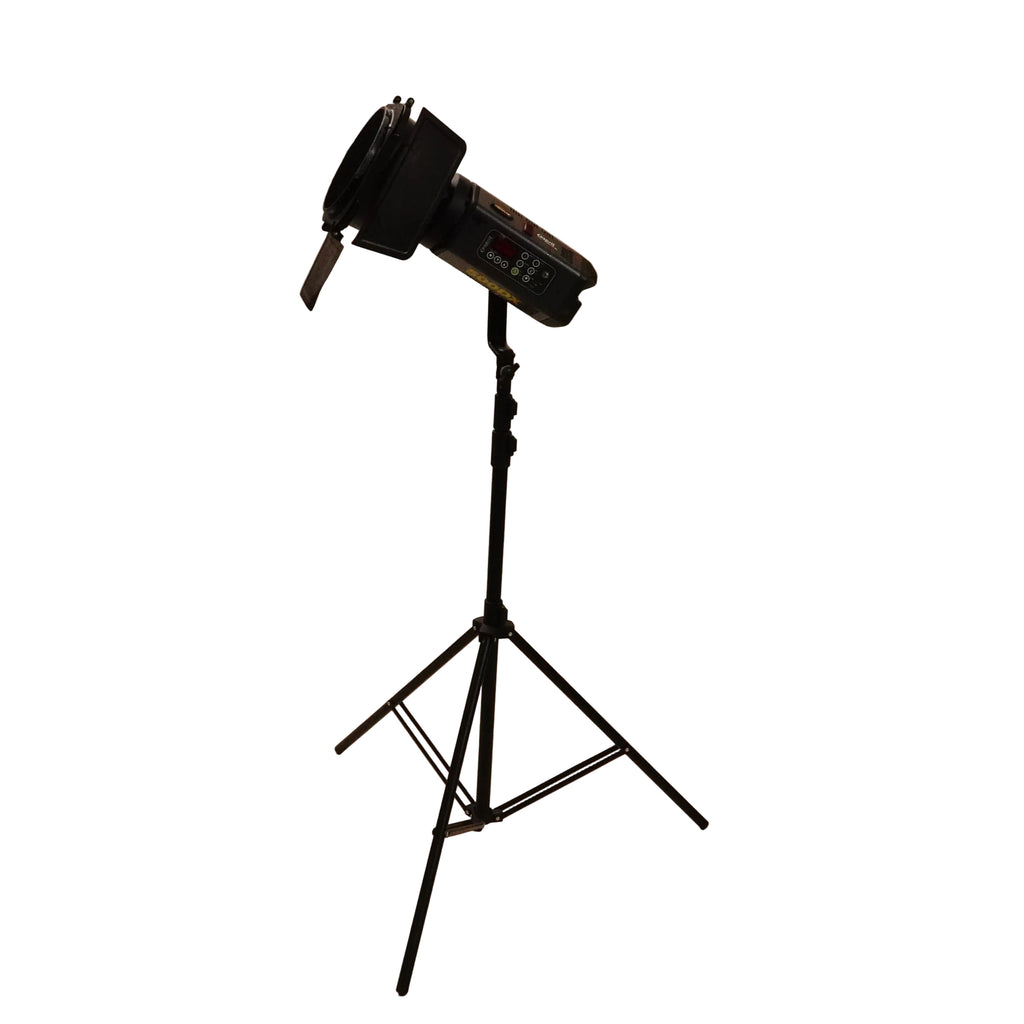 Pre-Owned Bowens Digital 500DX Monolight with Light Stand, 3 Leaf Barndoor, Grid & Reflector Kit (Second Hand)