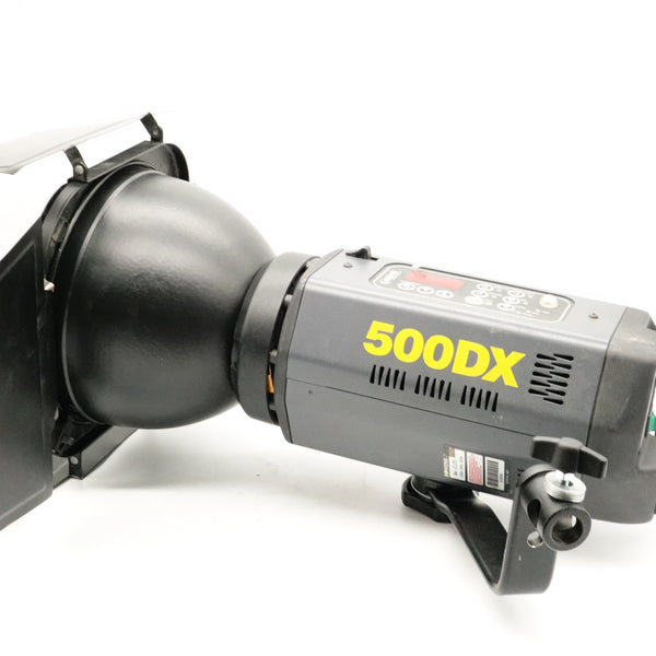 Pre-Owned Bowens Digital 500DX Monolight with Light Stand, 3 Leaf Barndoor, Grid & Reflector Kit (Second Hand)