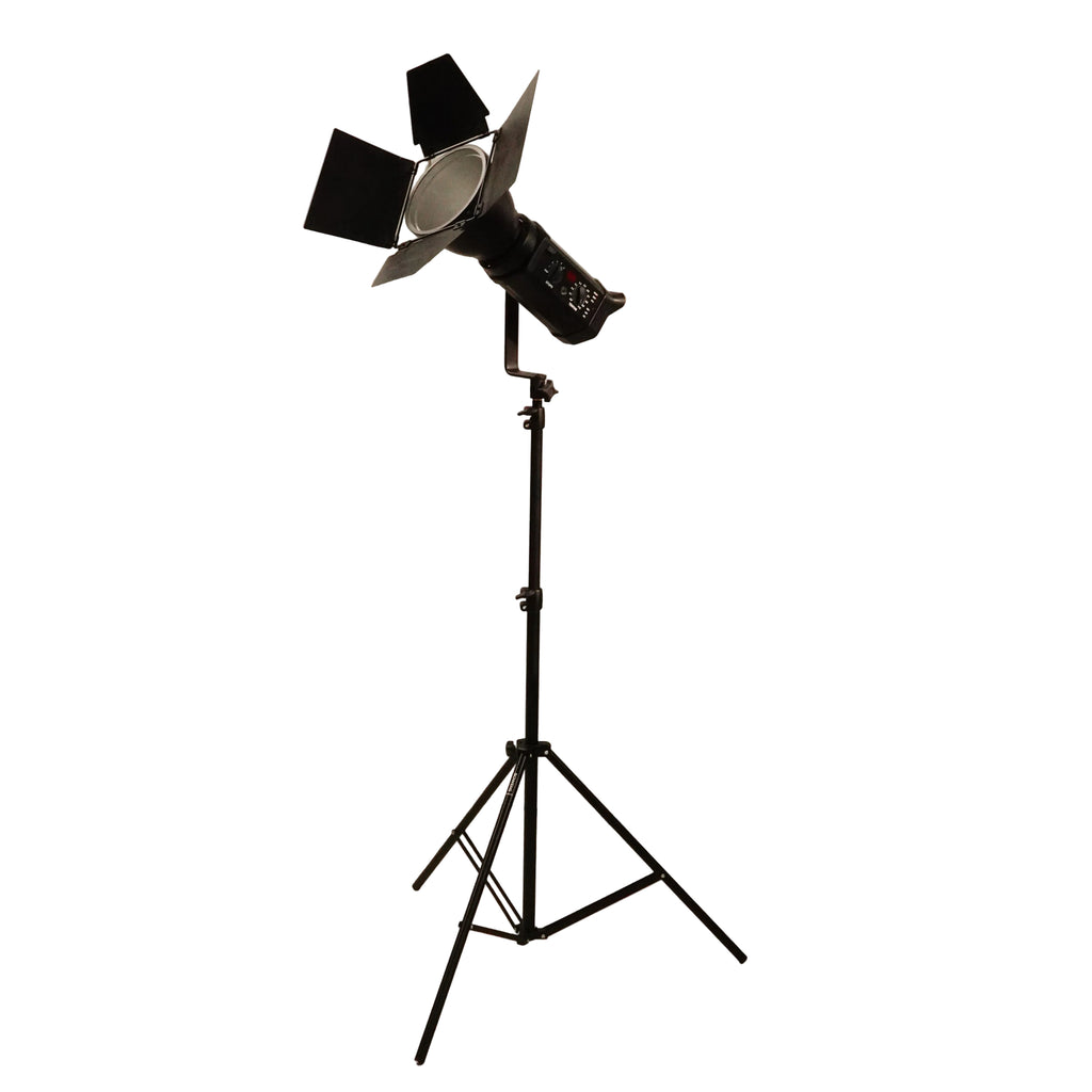 Pre-Owned Bowens GM500R Monolight with Light Stand, Barndoors & Reflector Kit (Second Hand)