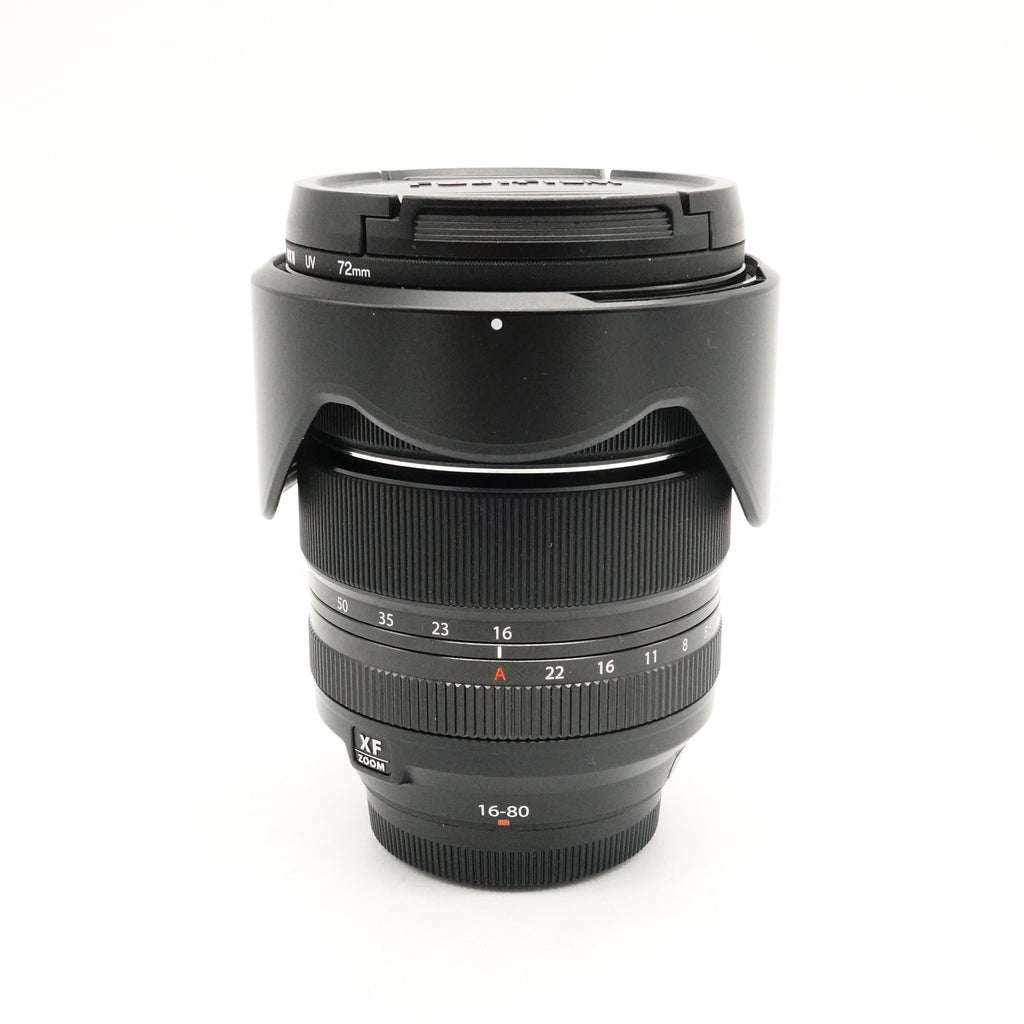 Pre-Owned Fujifilm XF 16-80mm 1:4 R OIS WR Lens With Hood, Front & Rear Cap SN: 2DAO4533 (Second Hand)
