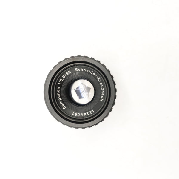 Pre-Owned Schneider 80mm 5.6 Enlarger Lens with Box & Caps SN: 12244091 (Second Hand)