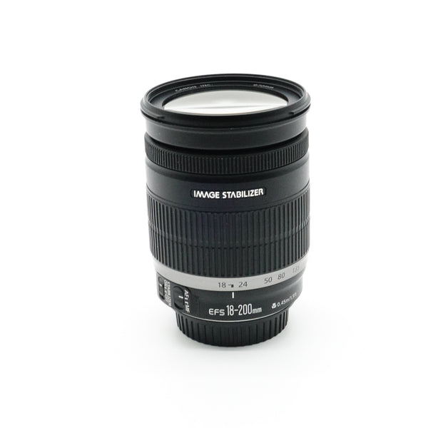 Pre-Owned Canon EF-S 18-200mm f/3.5-5.6 IS Lens With Front & Rear Caps SN: 8352510019 (Second Hand)
