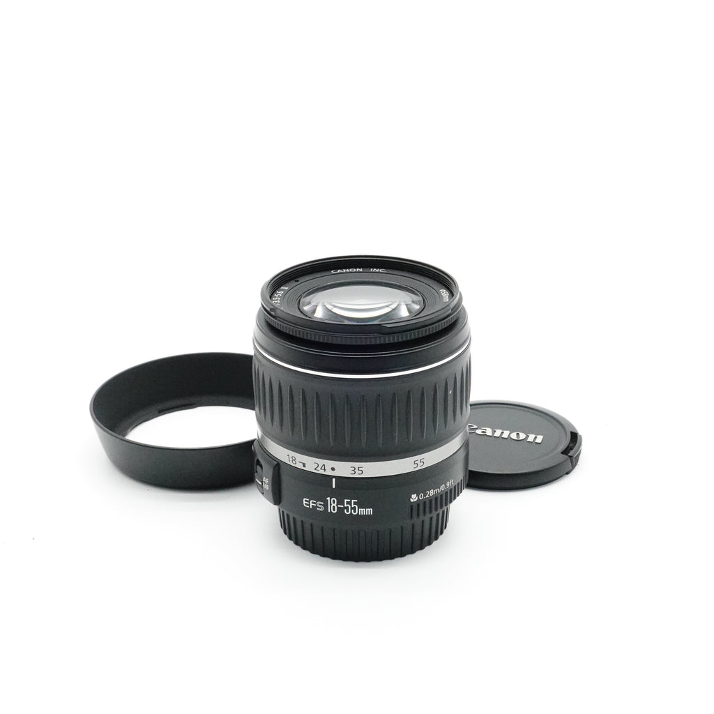 Pre-Owned Canon EF-S 18-55mm f/3.5-5.6 II Lens with Caps & Hood 2340641024 (Second Hand)