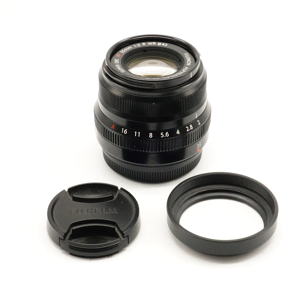 Pre-Owned FUJIFILM XF 35mm f/2 R WR With Hood, Caps SN: 1AA02313 (Second Hand)
