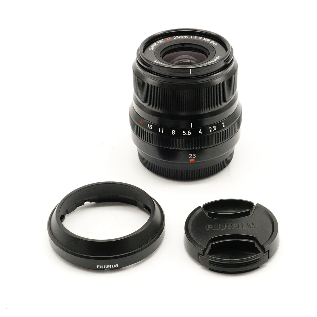 Pre-Owned FUJIFILM XF 23mm f/2 R WR With Hood, Caps SN: 1AB03120 (Second Hand)