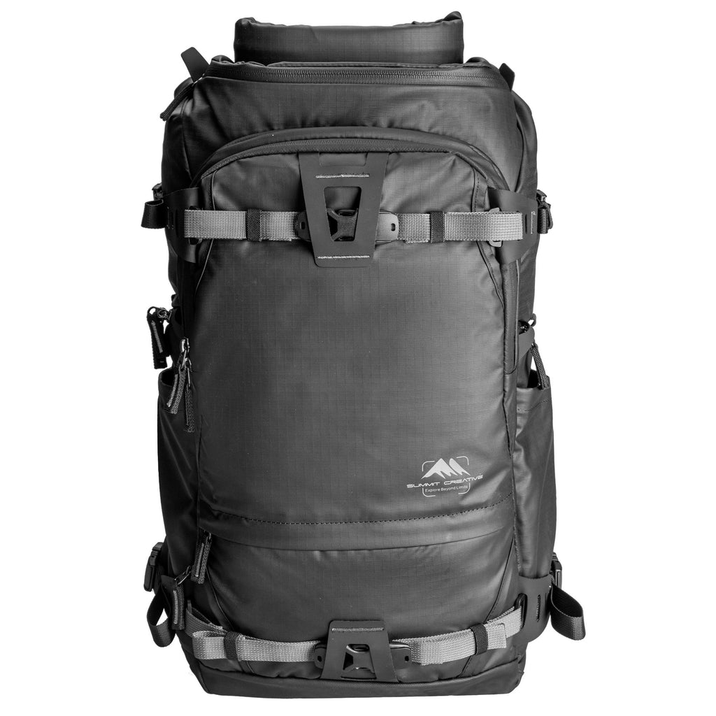 Summit Creative Tenzing Rolltop Medium Camera Backpack 30L Black