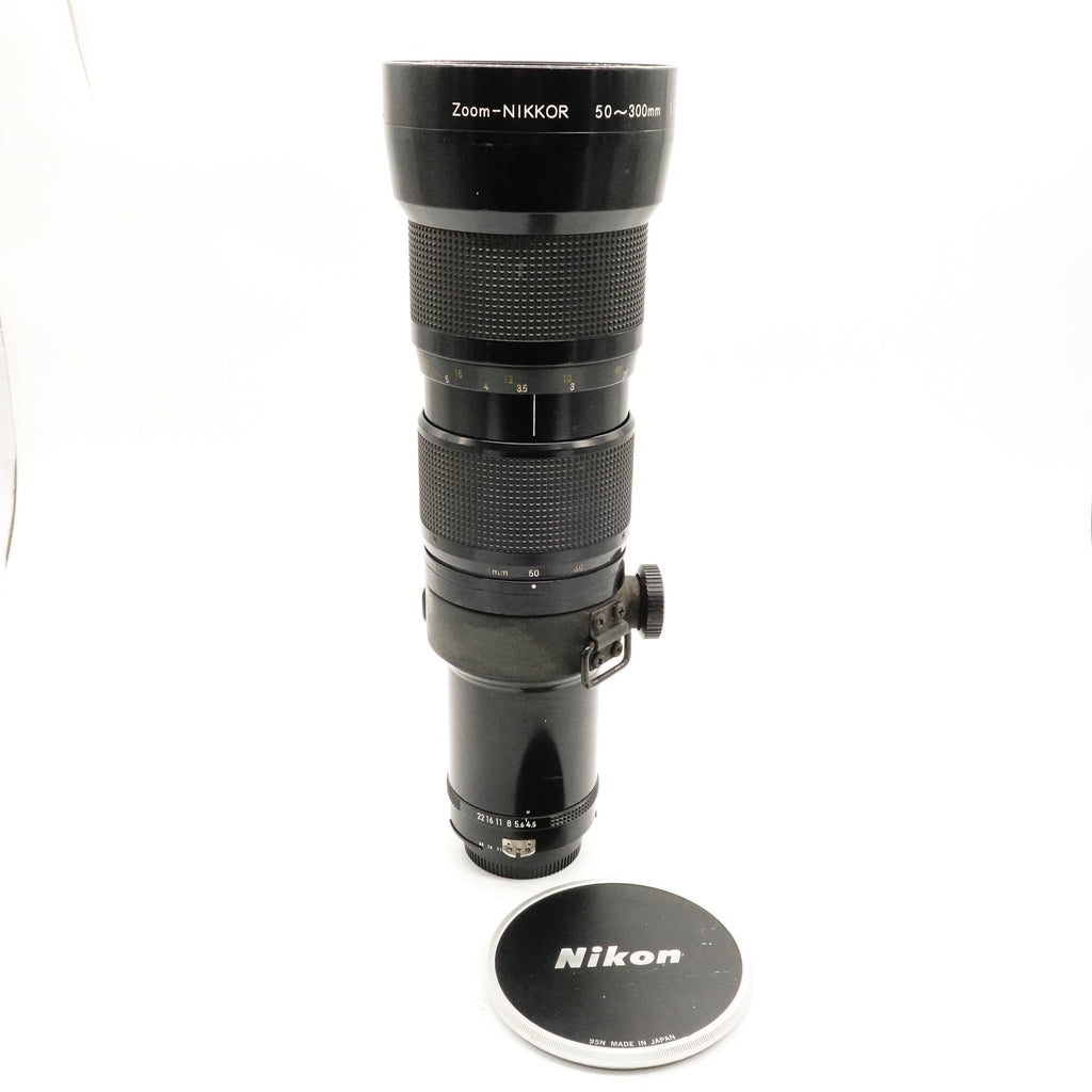 Pre-Owned Nikon Zoom-NIKKOR 50-300mm f/4.5 Lens with Caps SN: 771461 (Second Hand)