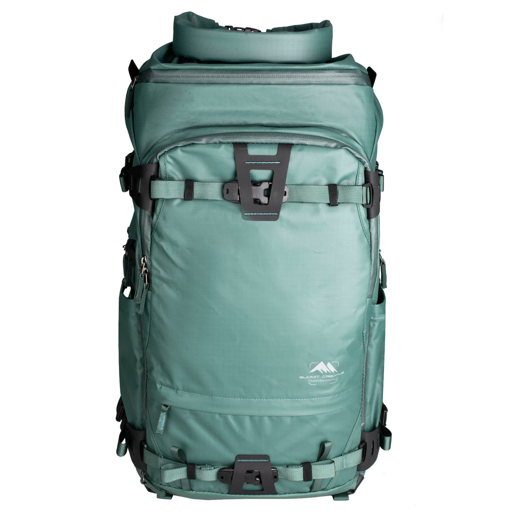Summit Creative Tenzing Rolltop Large Camera Backpack 40L (Green)