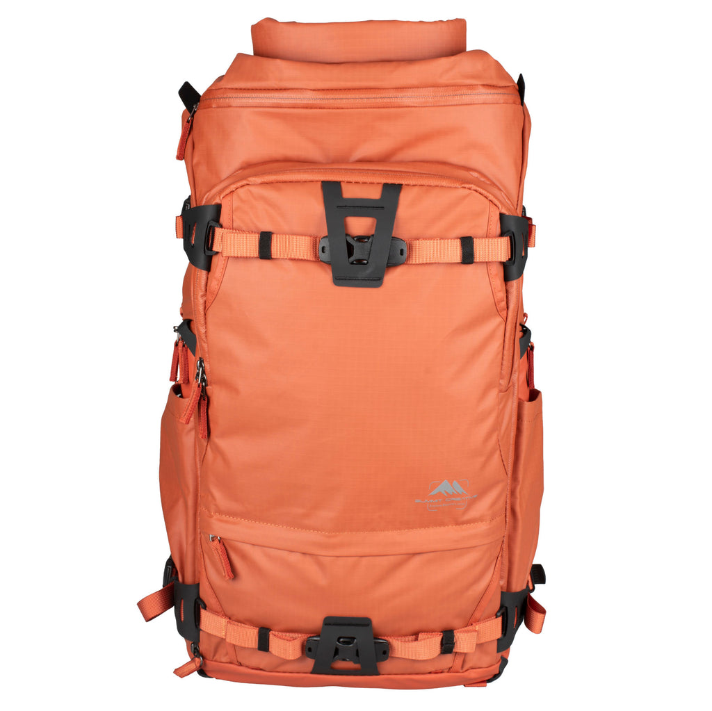 Summit Creative Tenzing Rolltop XLarge Camera Backpack 50L Orange
