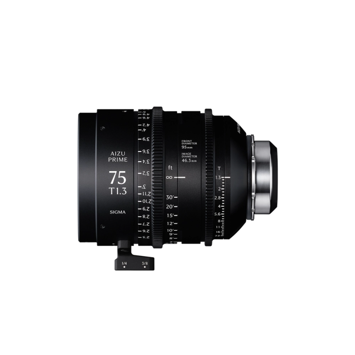 Sigma Aizu 75mm T 1.3 Cine Prime - PL Mount