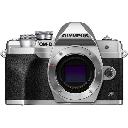 Olympus OM-D E-M10 Mark IV Mirrorless Camera with 14-42mm Lens (Silver)