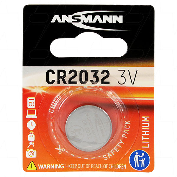 Ansmann CR2032 3V Consumer Lithium Battery Coin Cell