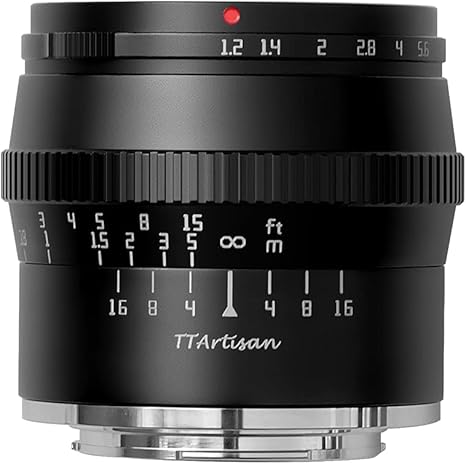 TTArtisan 50mm f/1.2 Lens for Canon RF Mount (APS-C) (Black)