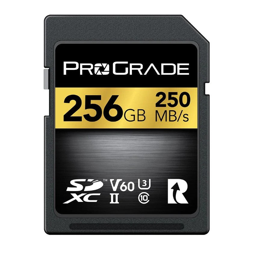 ProGrade Digital 256GB SDXC UHS-II V60 Memory Card (Gold)