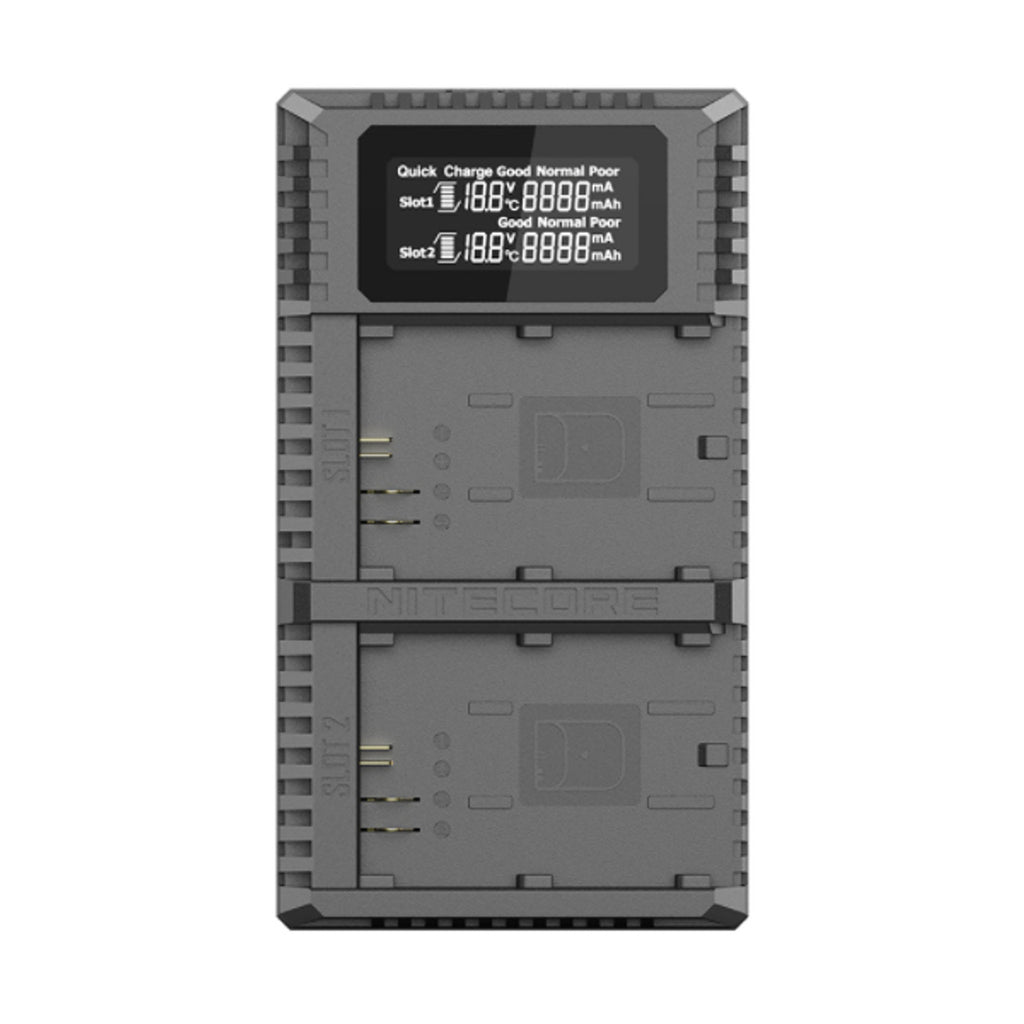 Nitecore UCN2 USB Dual Slot Battery Charger for Canon LP-E6N