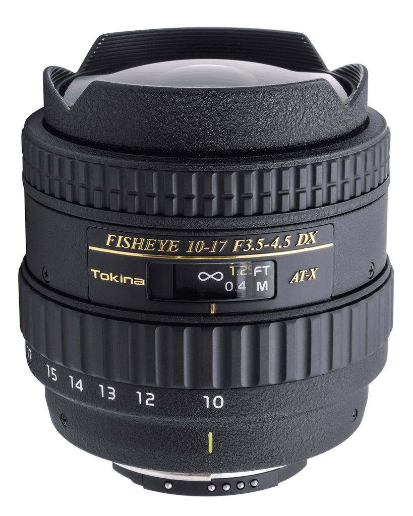 Tokina AT-X 10-17mm f/3.5-4.5 DX Fisheye Lens - Nikon DX