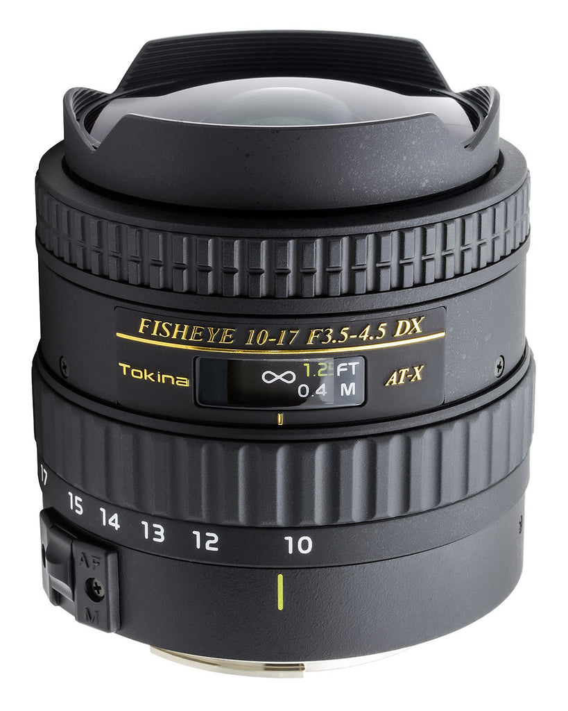 Tokina AT-X 10-17mm f/3.5-4.5 DX Fisheye Lens - Canon EF-S