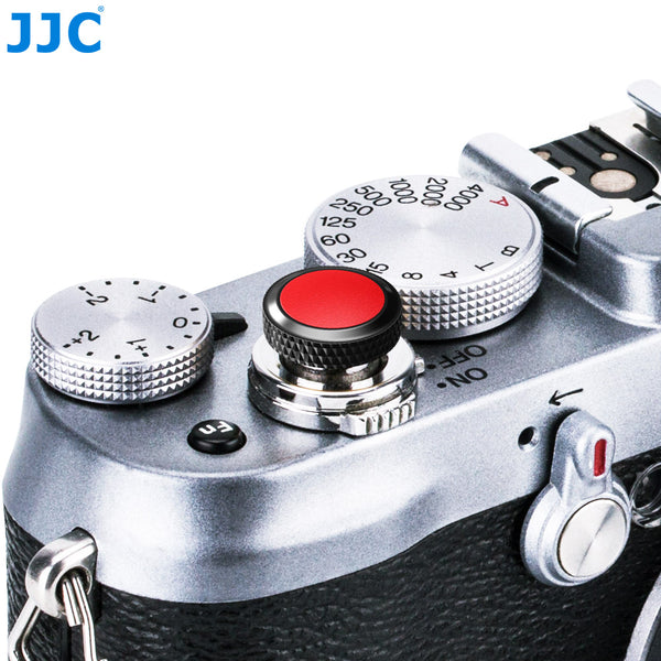 JJC Deluxe Soft Release Shutter Button - Red