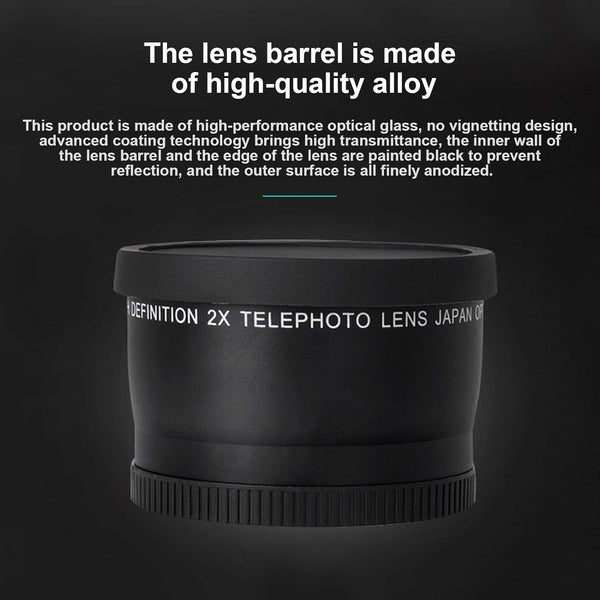 Sorandy 2x Telephoto Screw-In Lens - 55 mm