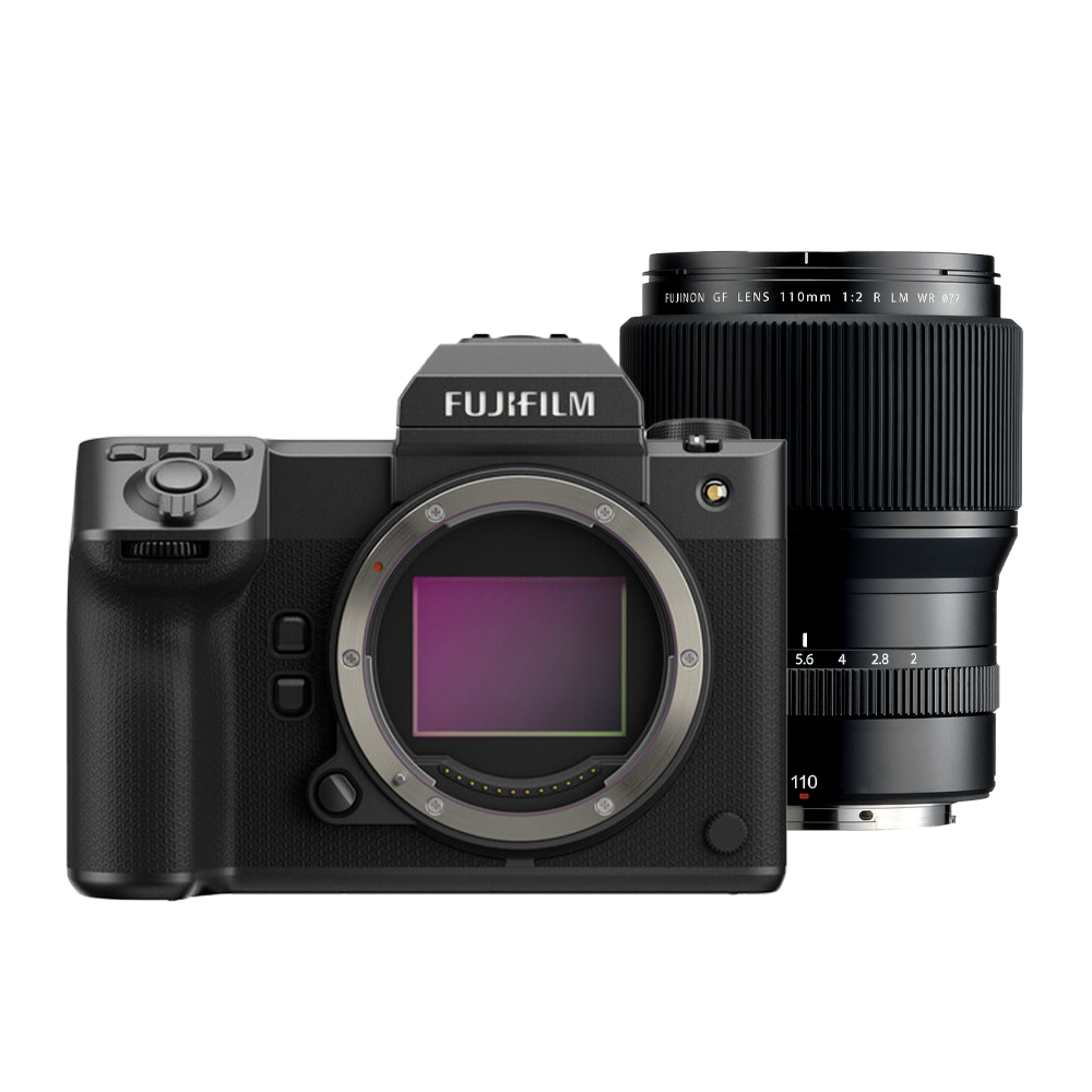 FUJIFILM GFX 100 II Medium Format Digital Camera with GF 110mm f/2 Lens